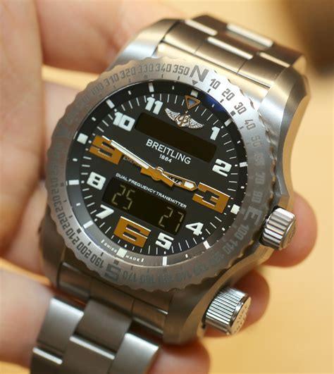 breitling emergency watch antenna picture|breitling watch with emergency beacon.